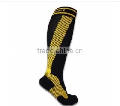 Sports Taping Stripe Compression Sport Socks photo-4