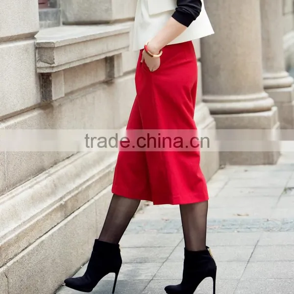 2016 Guangzhou Garment Factory High Quality Formal Casual Wear Fashion Pants Women photo-2