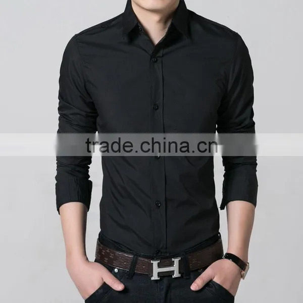 OEM Custom Fashion Designer Slim Fit Formal Official Shirts for Men photo-4