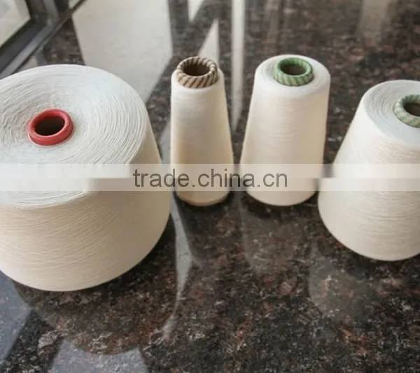 100% Raw Cotton OE Open End 20s 30s Yarn Waxed for Knitting China Manufacturer photo-4