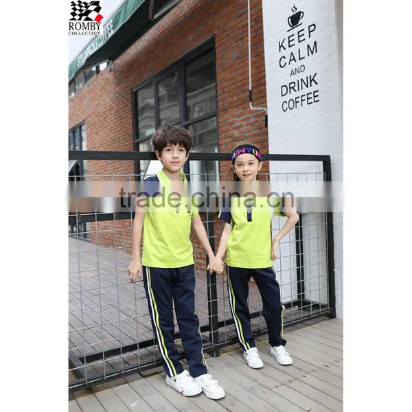 Girls School Uniform Polo Shirt Fabric School Uniforms Colours photo-2