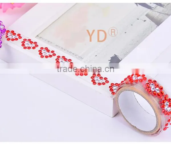 1.5cm*1m Love Acrylic Rhinestone Adhesive Tape photo-6