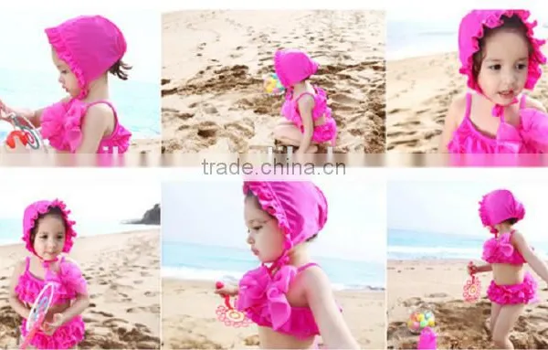 Hot China Children Girl Bikini Swimwear/New Designed Baby Girls' Fashion Swimwear photo-5
