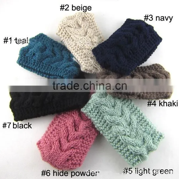 Wholesale Braided Knitted Winter Ear Warmers photo-2