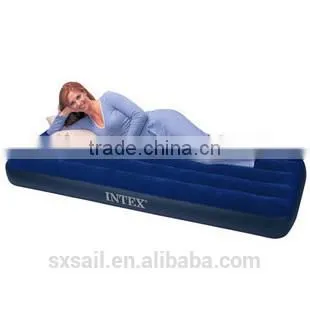 INTEX Blue Flocking Air Bed Trumpet photo-4