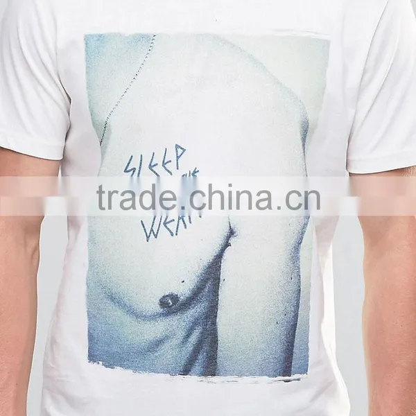 2017 Guangzhou Shandao Wholesaler 180g 95% Cotton 5% Polyester Summer Short Sleeve T Shirts Site photo-3