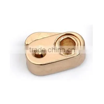 Metal Alloy Stoppers Toggle Cord Locks Drawstring Lock One Holes for 3mm 4mm Cord STP-022 photo-5