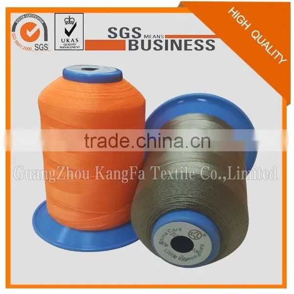Factory Price 40# 1300M/roll 100% High Tenacity Spun 210D/3 Polyester Sewing Thread for Jackie-machine Sewing photo-4