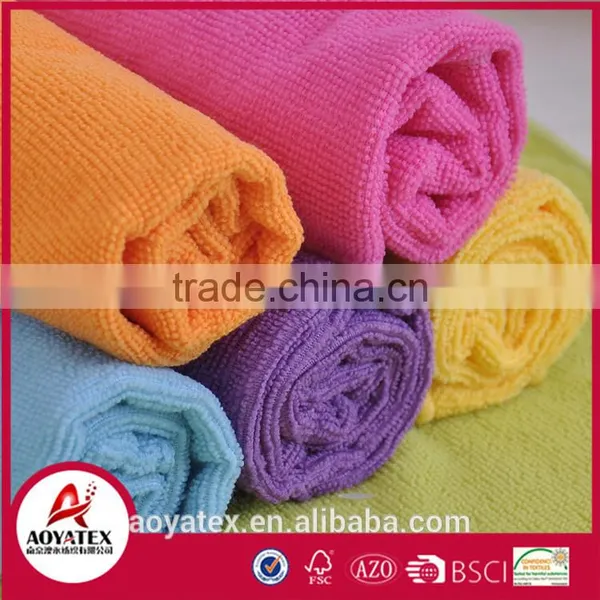 100% Polyester Beach Towel Bulk Microfiber Towels Solid Microfiber Towel photo-4
