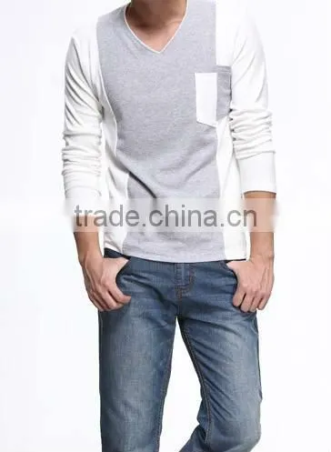 Wholesale Blank t Shirts Man Shirt Custom t Shirt Long Sleeve