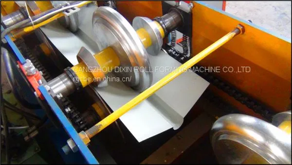 Cangzhou Dixin Automatic Metal Roof Ridge Cap Roll Forming Machine Hot Sale photo-4