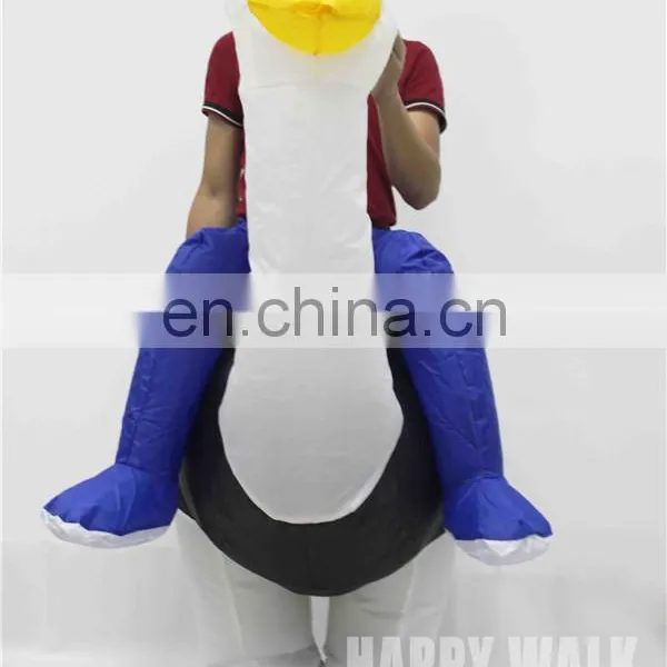 HI CE Hottest Ride on Ostrich Costume Cheap Inflatable Animal Costumes for Adult photo-3