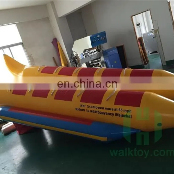 HI airtight sea floating 8 passengers inflatable banana boat for sale