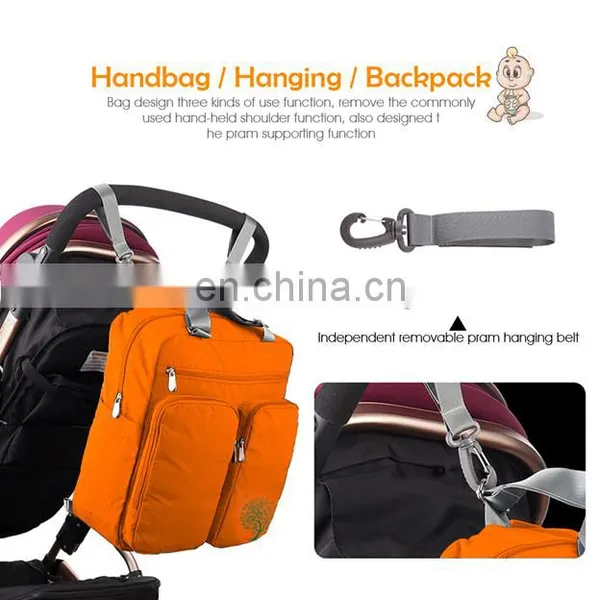 Double Shoulder Backpack Bag Baby Bag Especially for Mother photo-3