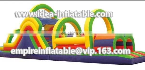 Popular Super Funny PVC Inflatable Obstacle Course for Sale ID-OB029