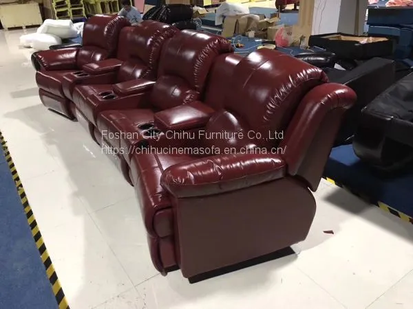 Home Theater Recliner Sofa,auto Reclining Theater Sofa photo-4