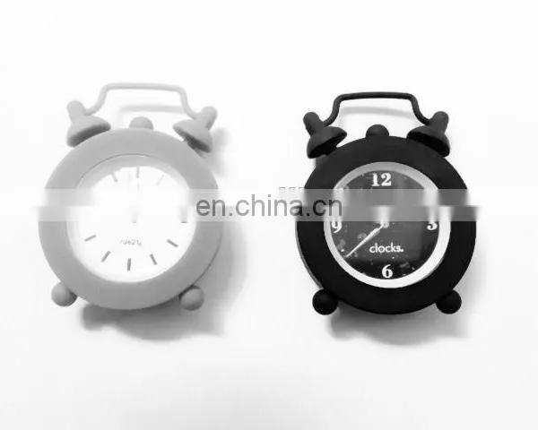 Mini Silicone Table Alarm Clock/ Funny Alarm Desk Clock