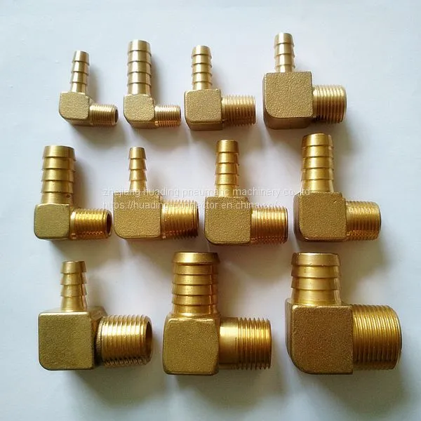 Brass Male Hose Barbed Elbow , BSP ,BSPT,NPT,G,ZG Hose Nipple photo-2