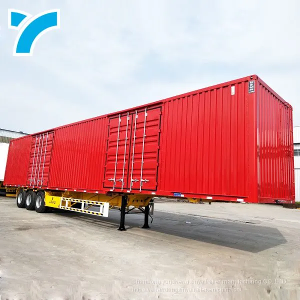 Heavy Duty Transport Bulk Cargo Box Van Trailer