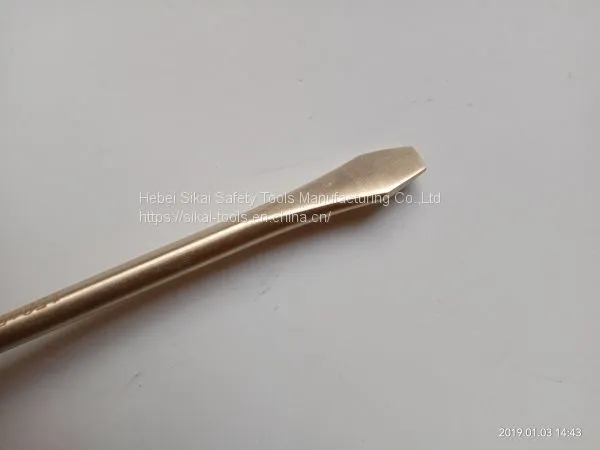 AlCu Non Sparking Tools Slotted Screwdriver Flat Screwdriver photo-3