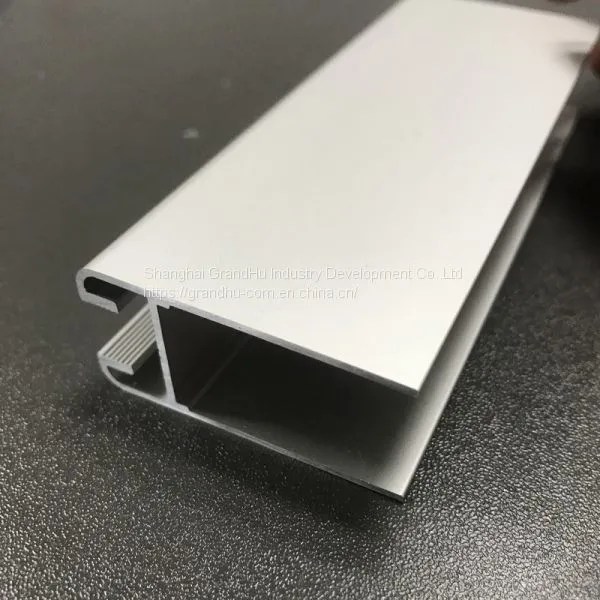 Wardrobe Sliding Door Track Profile Aluminium Graphite photo-5