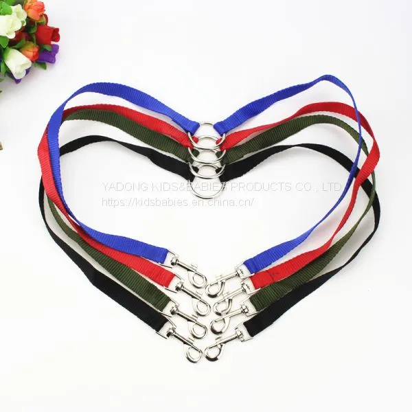 Nylon Double-headed Pet Leash, 1.5cm Double-head Hook Dog Supplies A8 photo-4