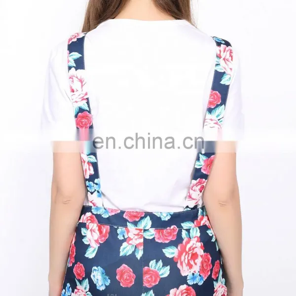 2019 Summer Family Matching Clothing Floral Print Overalls Mother and Child Dress Long Maxi Dress photo-5