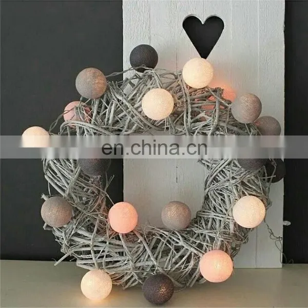 Top Quality Romantic LED Cotton String Light For Holiday Party Decoration Garden Lights Tree Decorative Indoor Lights photo-2