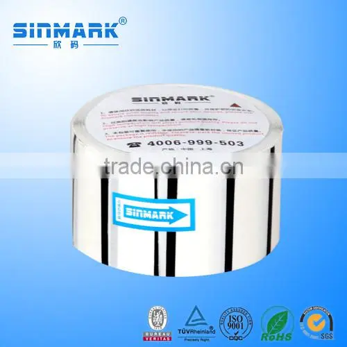 SINMARK Top Grade Silver Tag Label of PET photo-4