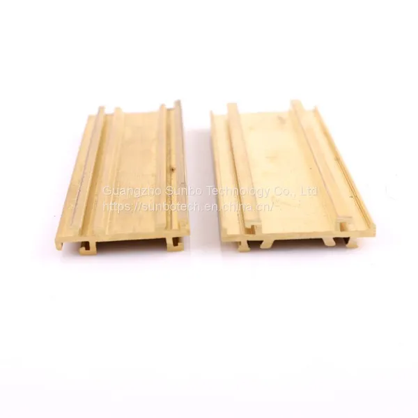 Customized Extruded Brass Profile Brass Window Track photo-3