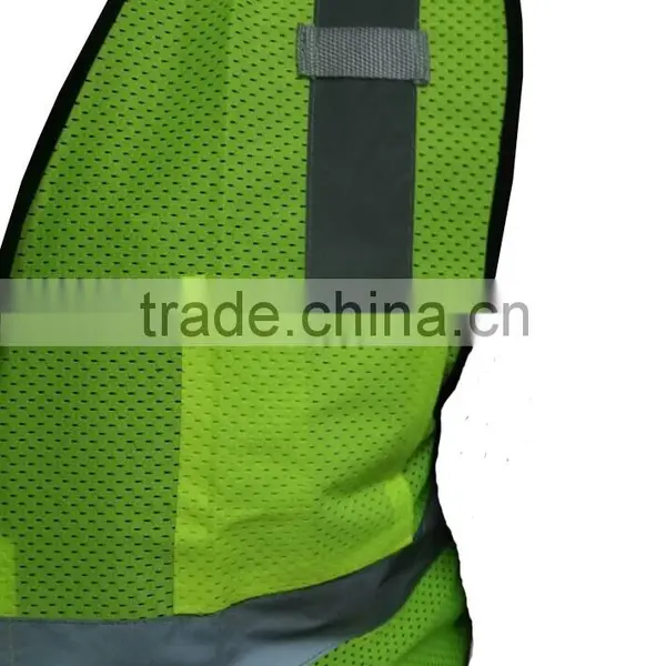 ANSI Class2 High Visibility Fluorescent Mesh Safety Vest photo-3