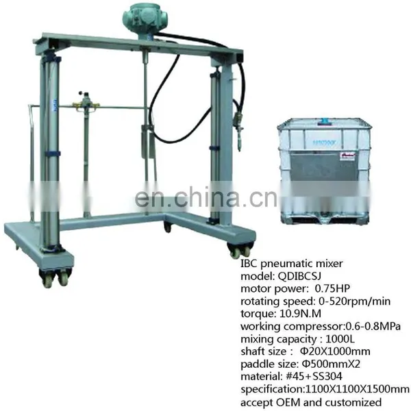 IBC Tank Mixer Air Motor Pneumatic Paint Mixer photo-2
