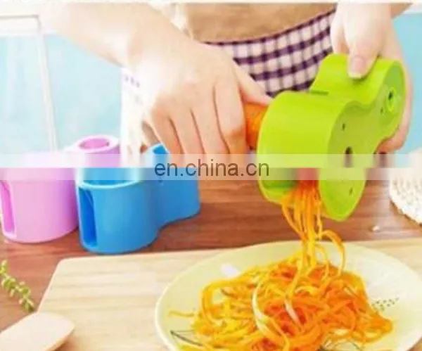 Multi-Functional Double Headed Spiral Cutter With Knife Sharpener Vegetable Slicer Cutter photo-4