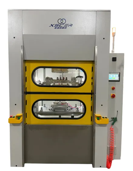 Plastic pallet hot plate welding