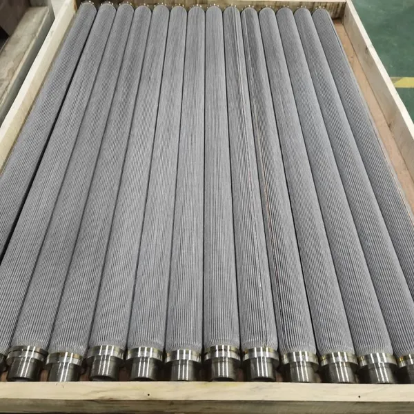 RT-089 High-temperature Filtration Melt Filtration Pleated Wire Mesh Filter Cartridges photo-4