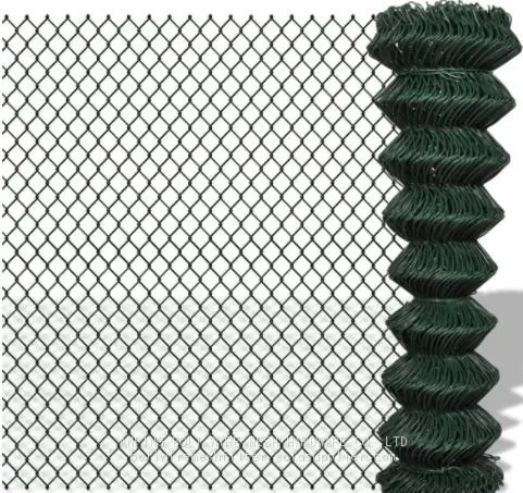 Pvc Coated Chain Link Fence/ Diamond Outdoor Metal Fencing/Steel Wire Fencing Project/ Safety and Strong Chain Link Fencing photo-4