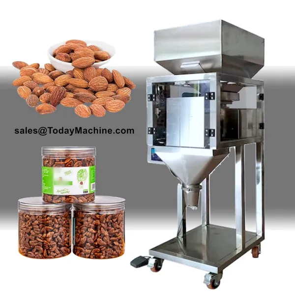 Automatic Linear Weigher Filling Machine for Rice Salt Seed Oats Beans Nuts Almonds Small Grains photo-4
