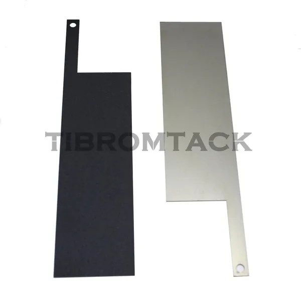 2PCS Electrodes, Titanium Anode Plate With MMO Ruthenium-Iridium Coating and Cathode Electrolytic Plate Without Coating photo-2