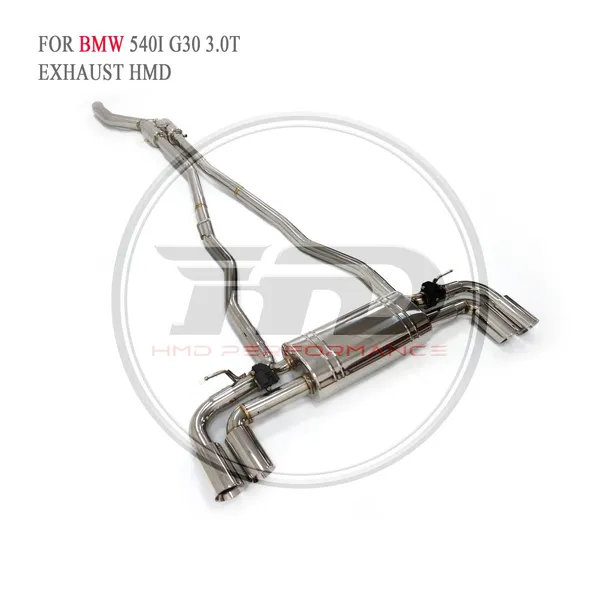 HMD Exhaust System High Performance Catback for BMW F3X 440i/ 550i F10 N63/540I G30/ M550i G30/640i F06 N55 Car Accessories Whatsapp+86 18946955156 photo-3