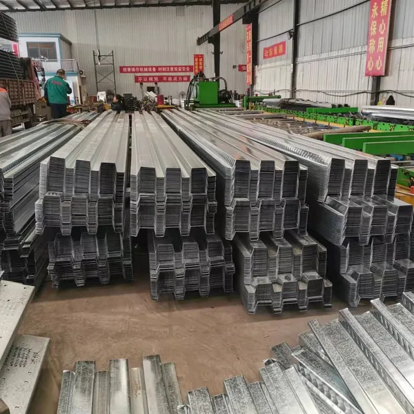 High Profile Decking Sheet Galvanized Steel Decking Metal Open Type Floor Decking Sheet photo-3