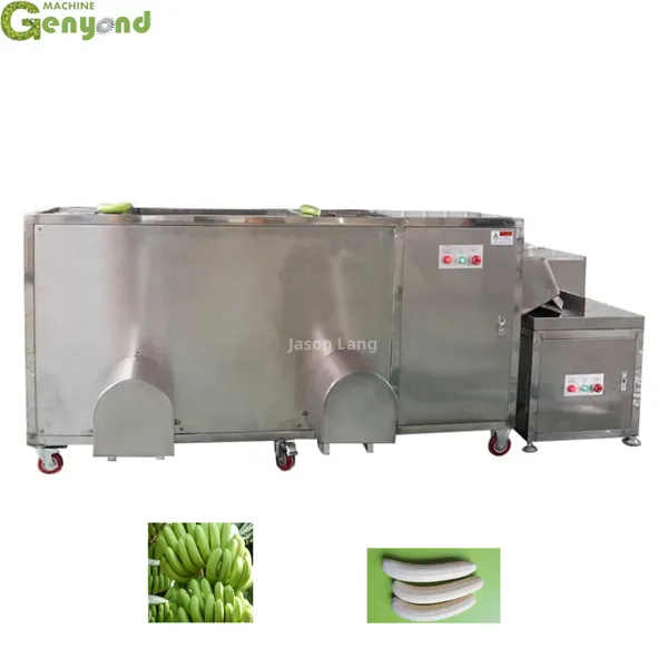 Factory Supplier Electric Green Banana Plantain Peeling Peeler Machine Peel Banana Equipment photo-6