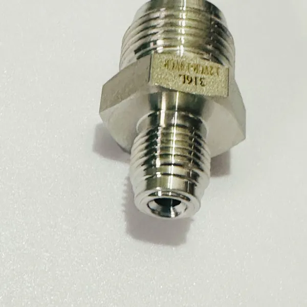 316L Stainless Steel VCR Male to Male NPT Adapter for High Purity Gas Systems photo-3