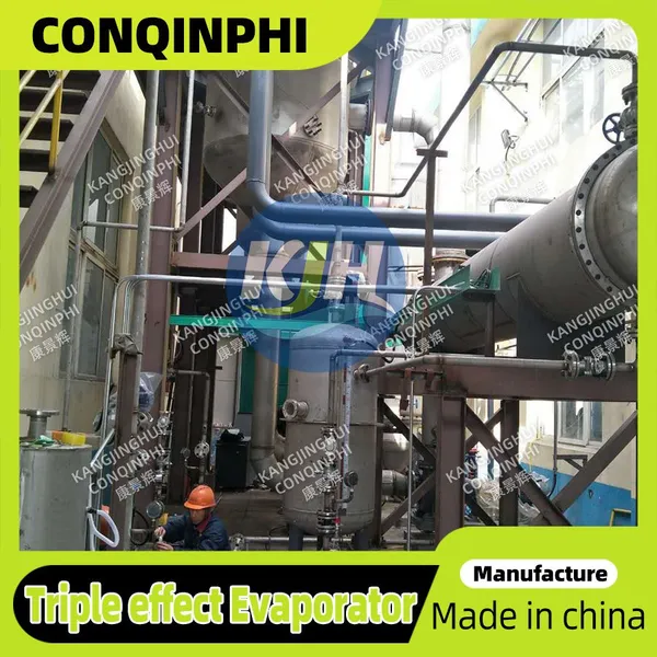 Customizable Double Four-effect Evaporator for Food & Beverage Processing photo-3