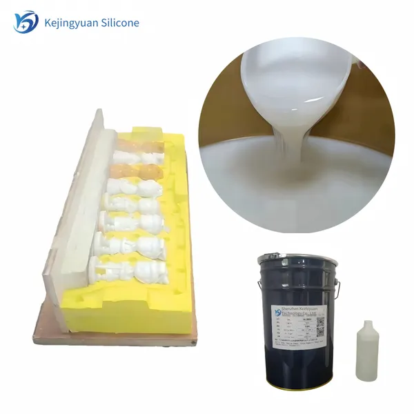 High Tear-resistant Silicone for Buddha Statue Mold Making, Precision Texture Replication, Liquid Silicone Raw Material for Resin Deity Statue Craft Mold Duplication