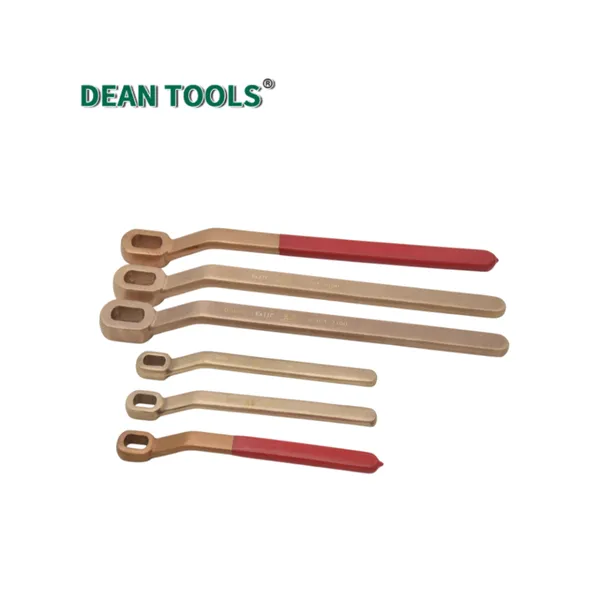 Non Sparking Rectangular Hole Valve Wrench Industrial Maintenance Multi-Size Industrial Valve Wrench
