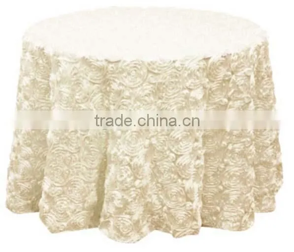 Wholesale Rossette Polyester Tablecloth photo-2