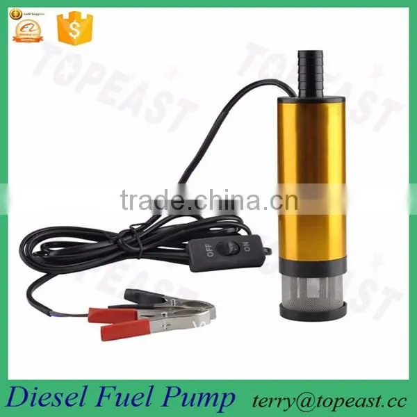 12V Water Oil Diesel Fuel Transfer Pump Submersible On/Off Switch Aluminum photo-3