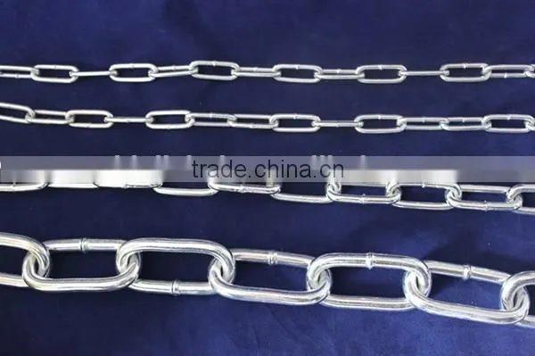Short Link Welded Chain, Blue/black Plastic Spools, Zinc Plated Chain photo-4
