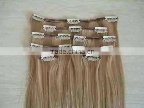 100% Silky Straight Clip in Hair Extensions for Black WOMEN photo-6