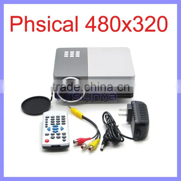 Native 480 x 320 Pixels Support Max 1080P Much Better Than UC28+ Projector Full LED HD